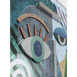 Bilder-KARE Design Objektbild Geometric Woman 100X150Cm