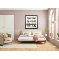 Bilder-KARE Design Objektbild Singing In The Rain 90X90Cm