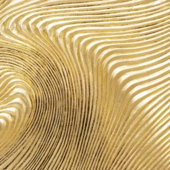 Bilder-KARE Design Objektbild Wave Gold (2/Set)