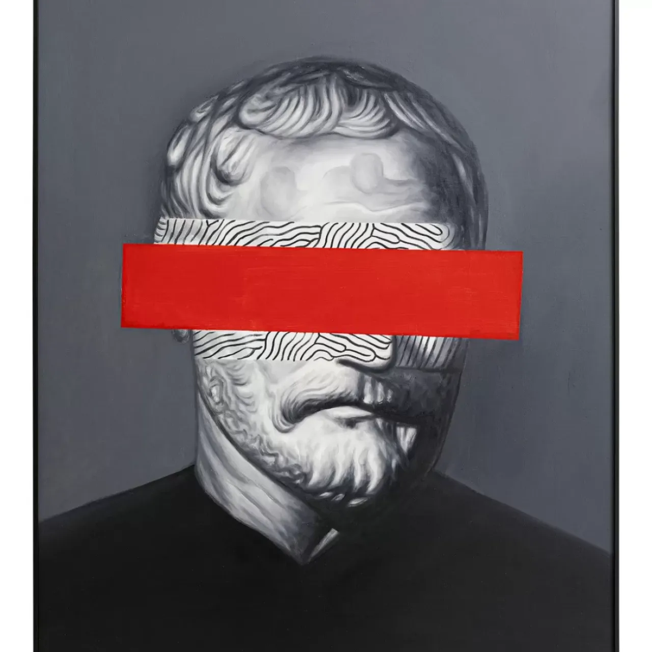 Bilder-KARE Design Olbild Frame Incognito Philosophy 100X80