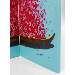 Paravents-KARE Design Paravent Boat Vs Flower Girl 120X180Cm