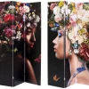 Paravents-KARE Design Paravent Flowery Shoulder Vs Bunch Flowers 120X180