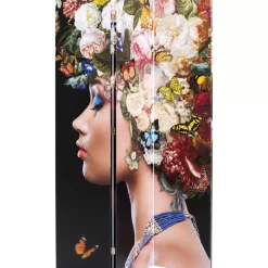 Paravents-KARE Design Paravent Flowery Shoulder Vs Bunch Flowers 120X180