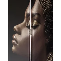 Paravents-KARE Design Paravent Royal Headdress Vs Snake Girl 120X180Cm