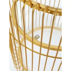 Aufbewahrung & Ordnung-KARE Design Pflanzenstander Wire Gold 44Cm
