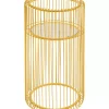 Aufbewahrung & Ordnung-KARE Design Pflanzenstander Wire Gold 70Cm