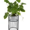 Aufbewahrung & Ordnung-KARE Design Pflanzenstander Wire Schwarz 57Cm