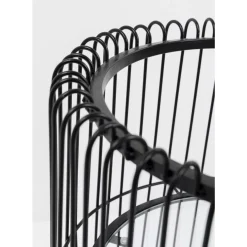 Aufbewahrung & Ordnung-KARE Design Pflanzenstander Wire Schwarz 57Cm