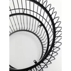 Aufbewahrung & Ordnung-KARE Design Pflanzenstander Wire Schwarz 57Cm