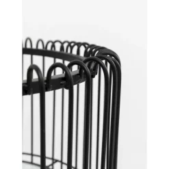 Aufbewahrung & Ordnung-KARE Design Pflanzenstander Wire Schwarz 70Cm