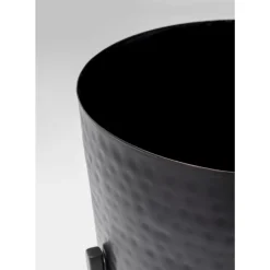 Aufbewahrung & Ordnung-KARE Design Pflanztopf Mynah Schwarz 42Cm