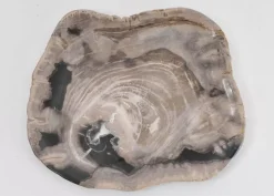 Geschirr & Tischaccessoires-KARE Design Platte Kristalmeer Versteinertes Holz