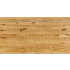 Tische-KARE Design Platte Tavola Schweizer Kante Eiche 200X100