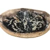 Geschirr & Tischaccessoires-KARE Design Platte Windmolen Versteinertes Holz
