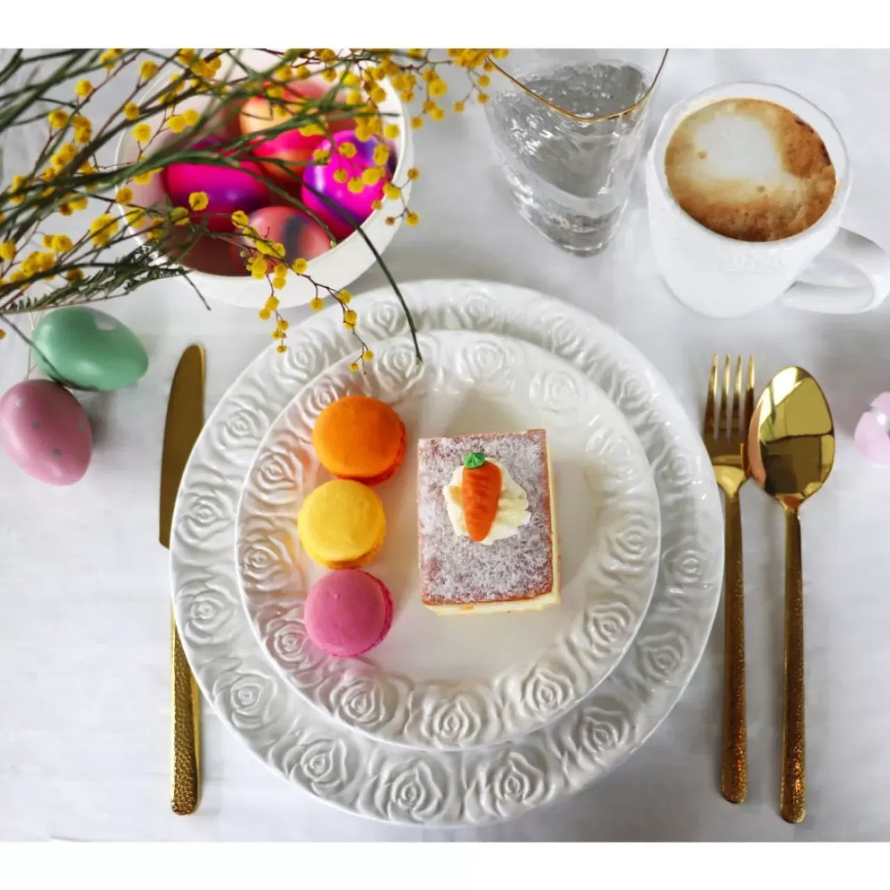 Geschirr & Tischaccessoires-KARE Design Platzteller Rosa O35