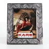 Deko & Geschenkartikel-KARE Design Rahmen Chevron Grau 20X25