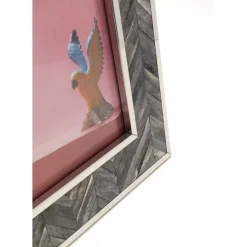 Deko & Geschenkartikel-KARE Design Rahmen Chevron Grau 20X25