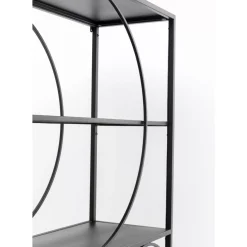 Regale-KARE Design Regal Circle Schwarz 100X200Cm