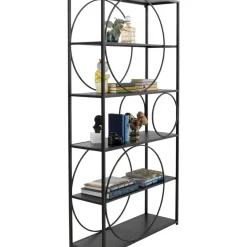 Regale-KARE Design Regal Circle Schwarz 100X200Cm