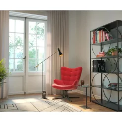 Regale-KARE Design Regal Circle Schwarz 100X200Cm