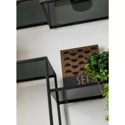 Regale-KARE Design Regal Loft Schwarz 195X115