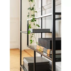 Regale-KARE Design Regal Loft Schwarz 195X115