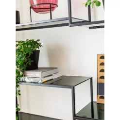 Regale-KARE Design Regal Loft Schwarz 195X115
