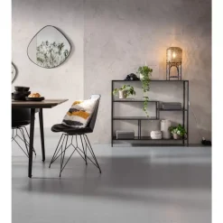 Regale-KARE Design Regal Loft Schwarz 100X115