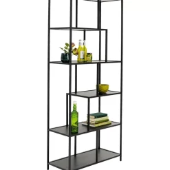 Regale-KARE Design Regal Loftie Schwarz 77X185Cm
