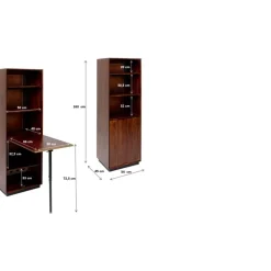 Regale-KARE Design Regal Mit Tisch Ravello 174X160