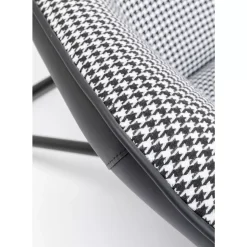 Sessel-KARE Design Relaxsessel Granada Schwarz Weiss