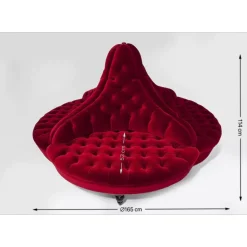 Sofas & Couches-KARE Design Rundsofa Boudoir 4-Sitzer Small