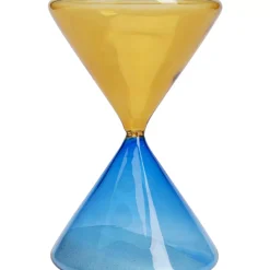 Uhren-KARE Design Sanduhr Timer Blau-Orange 5Min O13