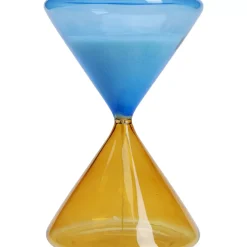 Uhren-KARE Design Sanduhr Timer Blau-Orange 5Min O13