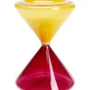 Uhren-KARE Design Sanduhr Timer Rot-Orange 3Min O12