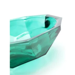 Geschirr & Tischaccessoires-KARE Design Schale Origami Grun O25Cm