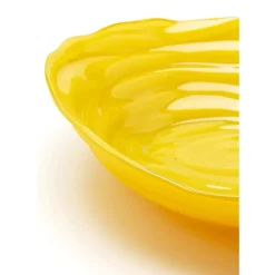 Geschirr & Tischaccessoires-KARE Design Schale Tornado Gelb O32Cm