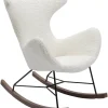 Sessel-KARE Design Schaukelsessel Balance Weiss