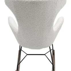 Sessel-KARE Design Schaukelsessel Balance Weiss