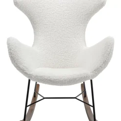 Sessel-KARE Design Schaukelsessel Balance Weiss