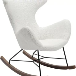 Sessel-KARE Design Schaukelsessel Balance Weiss