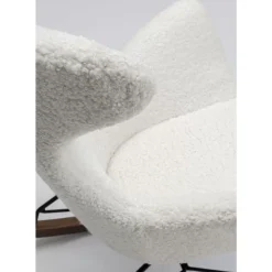 Sessel-KARE Design Schaukelsessel Balance Weiss