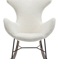 Sessel-KARE Design Schaukelsessel Balance Weiss
