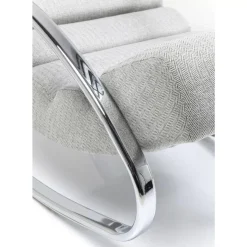 Sessel-KARE Design Schaukelsessel Manhattan Grau-Beige