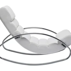 Sessel-KARE Design Schaukelsessel Manhattan White