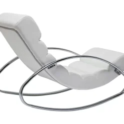 Sessel-KARE Design Schaukelsessel Manhattan White