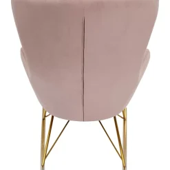 Sessel-KARE Design Schaukelsessel Oslo Rosa