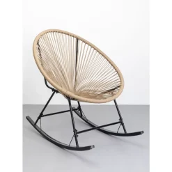 Outdoormöbel-KARE Design Schaukelstuhl Acapulco Natur