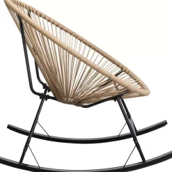 Outdoormöbel-KARE Design Schaukelstuhl Acapulco Natur