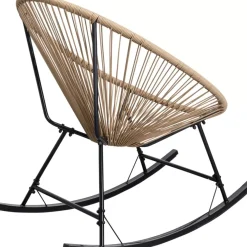 Outdoormöbel-KARE Design Schaukelstuhl Acapulco Natur